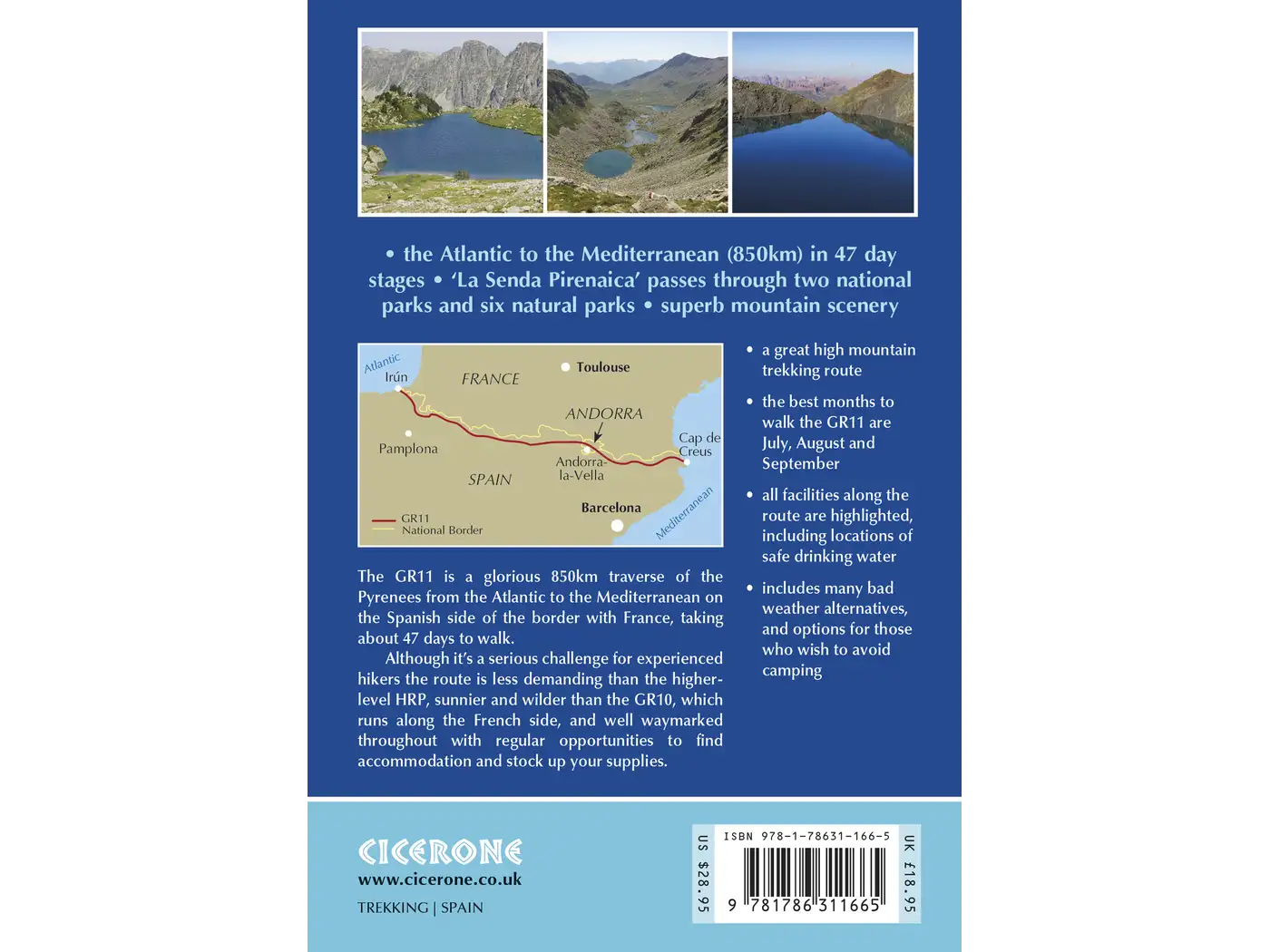 Trekking the GR11 Guide Book | Backcountry Books