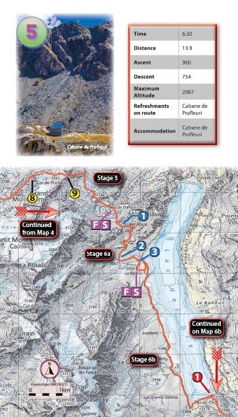 Walker's Haute Route Guidebook: Chamonix to Zermatt