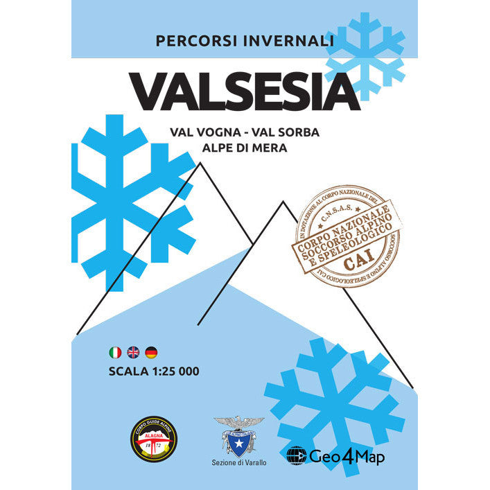 Alagna Valsesia Ski Touring Map Geo4map | Backcountry Books