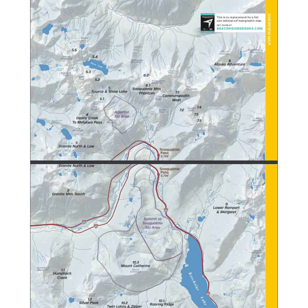 Backcountry Skiing Snoqualmie Pass | Beacon Guidebooks | Backcountry Books