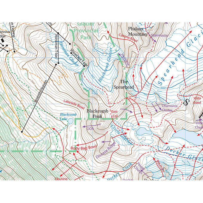 Backcountry Whistler | Whistler Backcountry Skiing Map & Guide | Backcountry Books