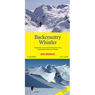Backcountry Whistler | Whistler Backcountry Skiing Map & Guide | Backcountry Books