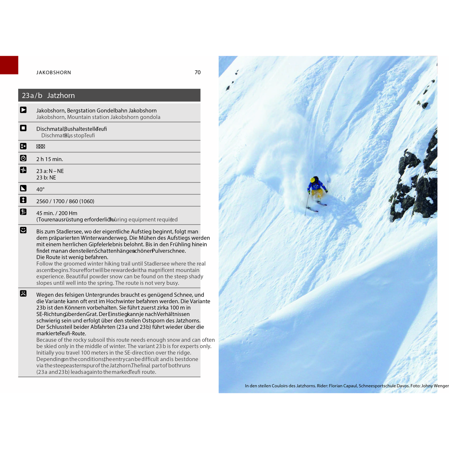 Freeride Guide Davos Klosters | Backcountry Books
