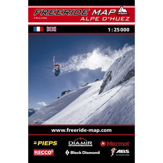 Freeride Map Alpe d'Huez Backcountry Books