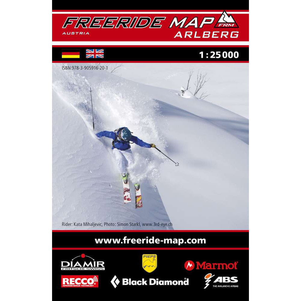 Freeride Map Arlberg