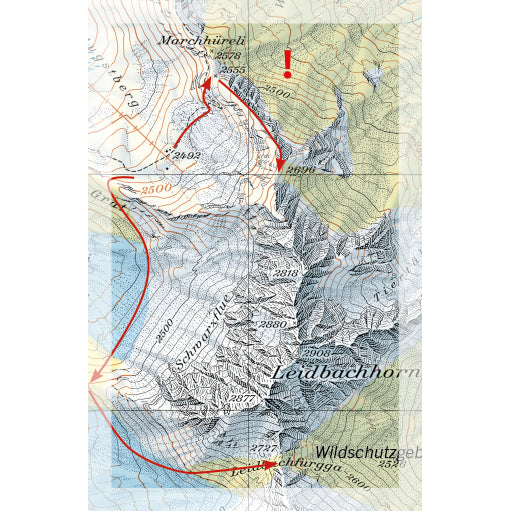 Freeride Map Davos South | Backcountry Books