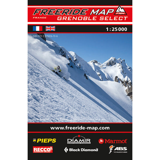 Freeride Map Grenoble Select | Backcountry Books