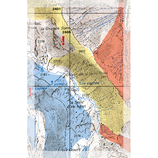 Freeride Map Les Deux Alpes Backcountry Books