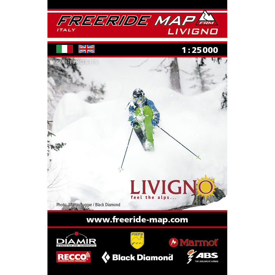 Freeride Map Livigno | Backcountry Books