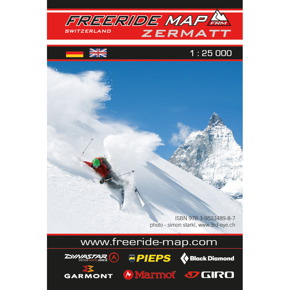 Freeride Map Zermatt