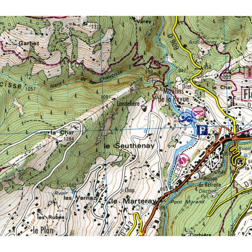 IGN Megeve - Col des Aravis 3531 OT Map | Backcountry Books