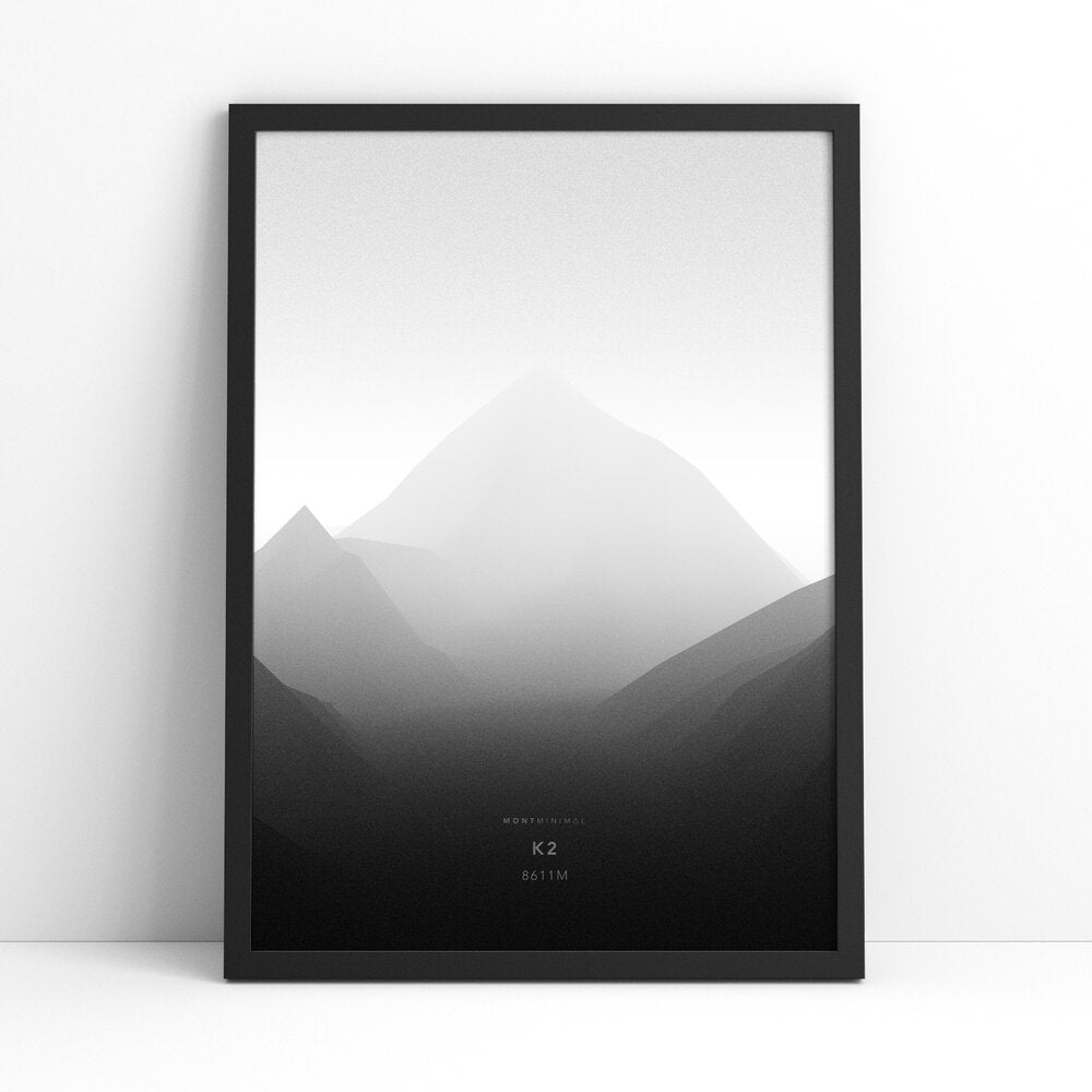 K2 Wall Print | Mont Minimal | Backcountry Books