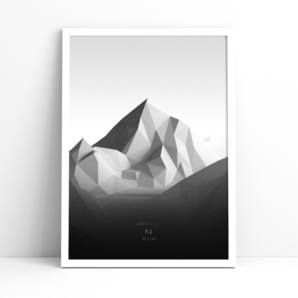 K2 Wall Print | Mont Minimal | Backcountry Books