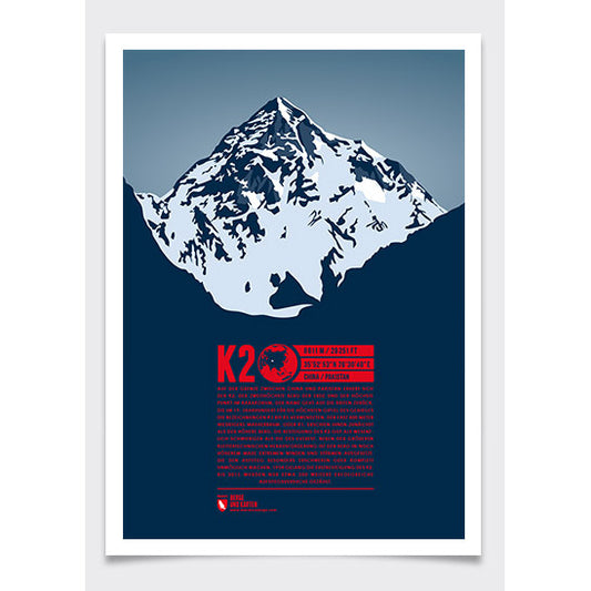 K2 Wall Print Marmota Maps | Backcountry Books