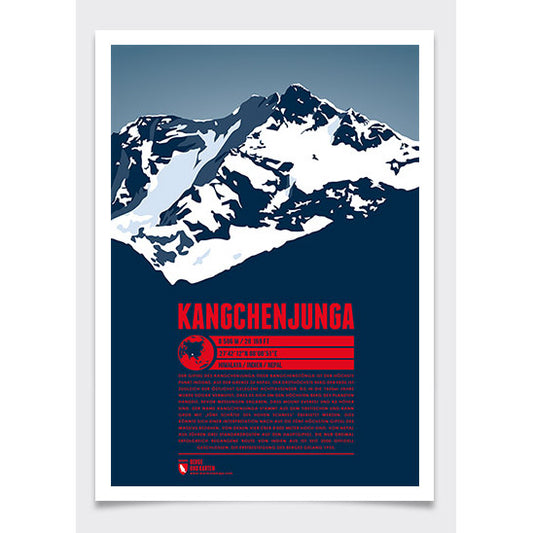 Kangchenjunga Wall Print | Marmota Maps | Backcountry Books