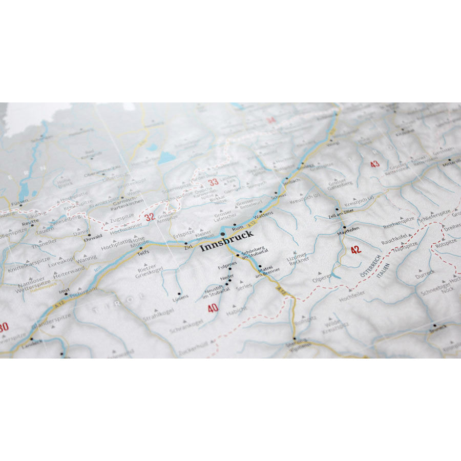 Marmota Maps Explore the Alps Wall Map | Backcountry Books