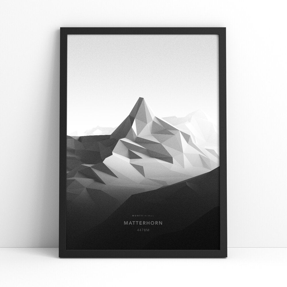 Matterhorn Wall Print | Mont Minimal | Backcountry Books
