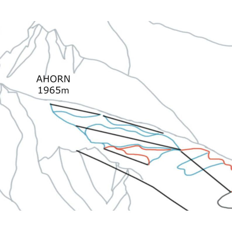 Mayrhofen Piste Map Wall Print | Backcountry Books