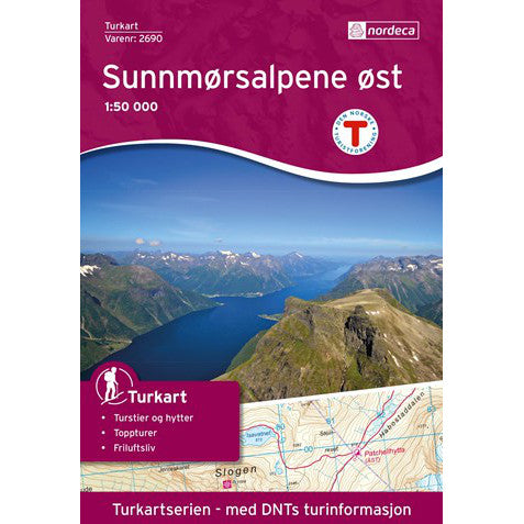 Nordeca Turkart Sunnmoresalpene Ost Map | Backcountry Books