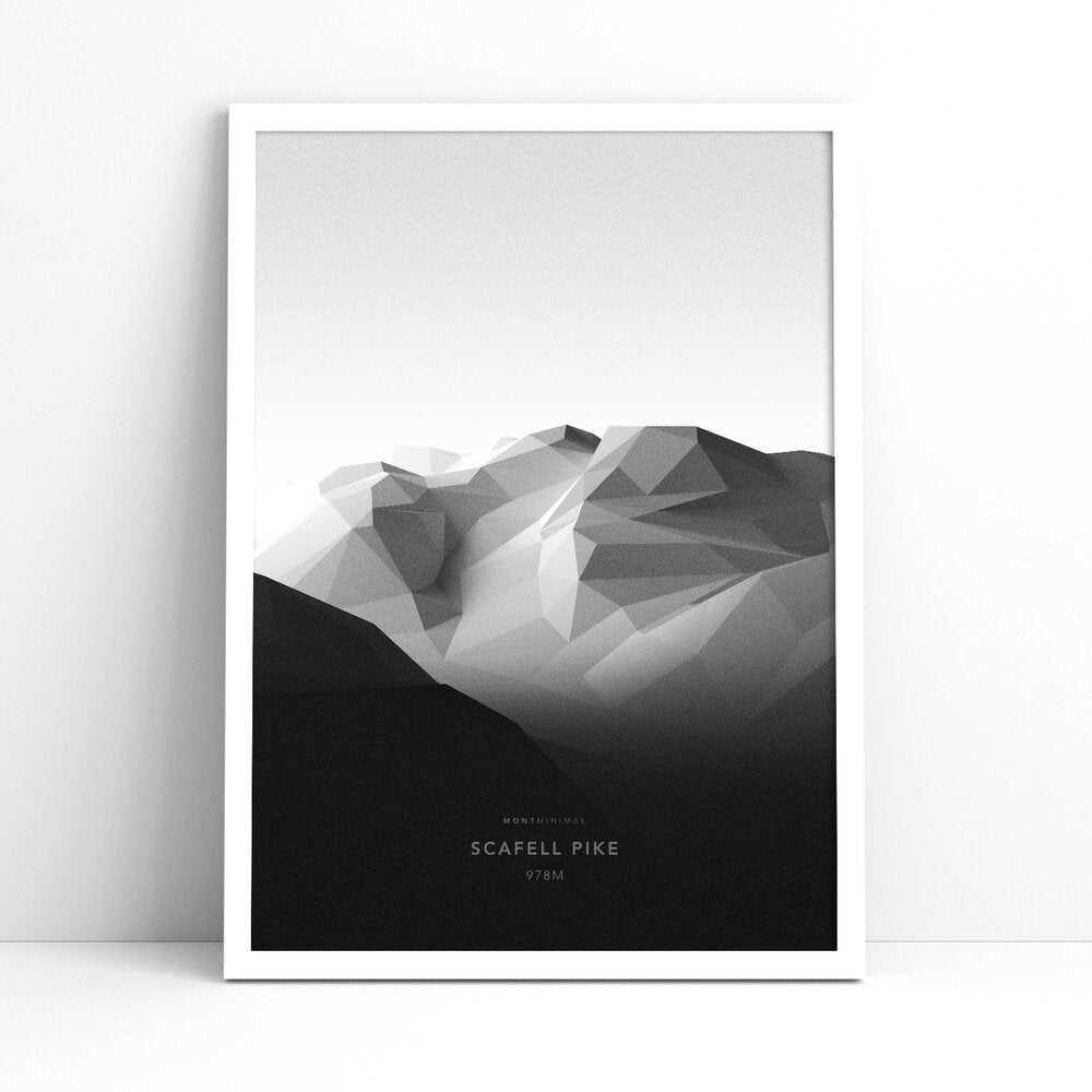 Scafell Pike Wall Print | Mont Minimal | Backcountry Books