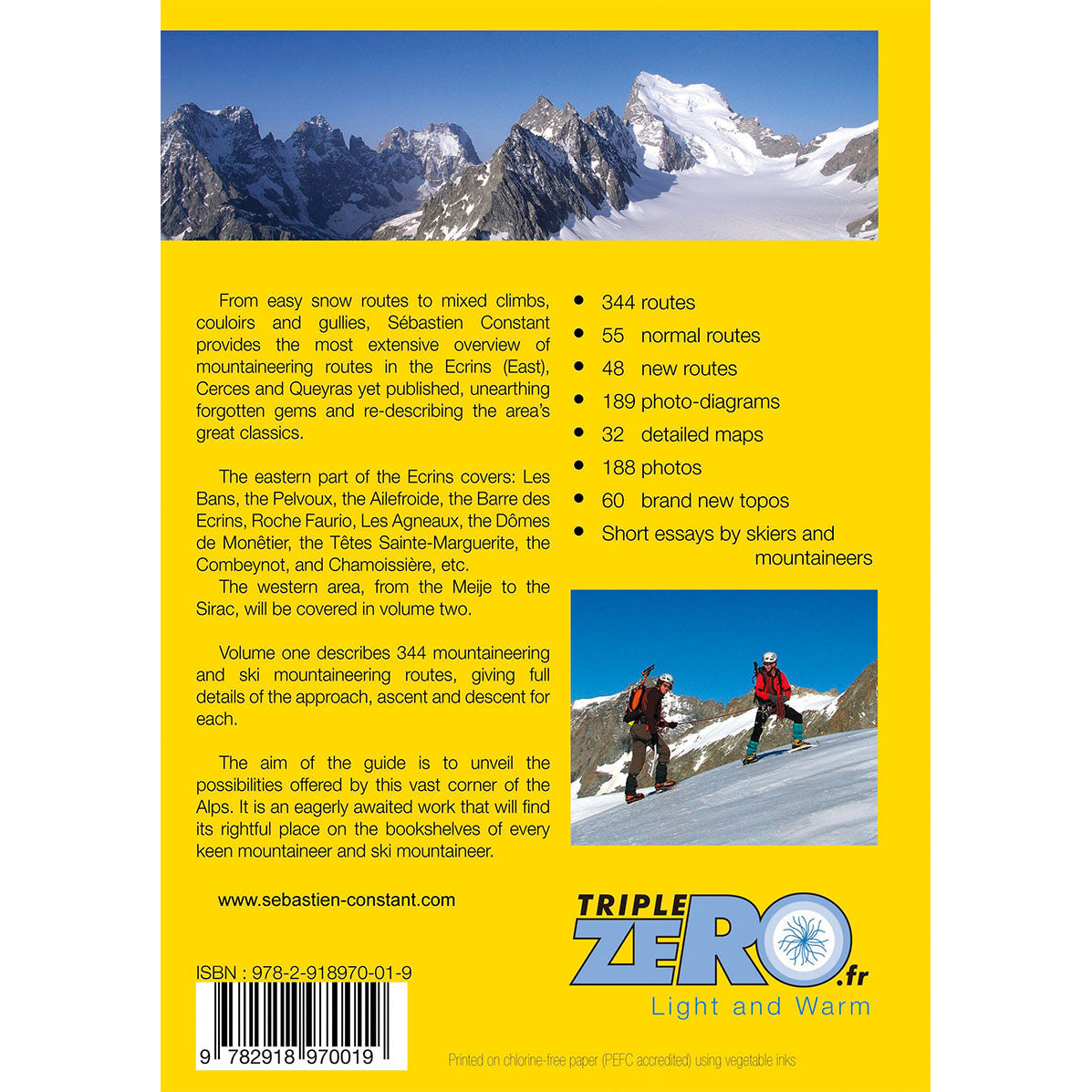 Snow and Mixed Climbs Ecrins East, Queyras, Cerces | Sebastian Constant | Backcountry Books