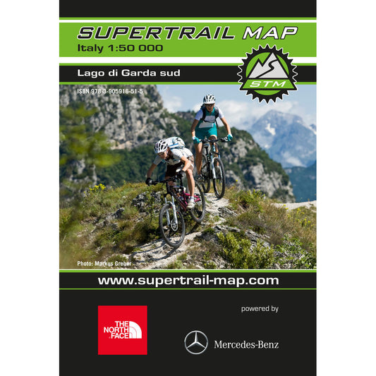 Supertrail Map Lago di Garda South | Backcountry Books