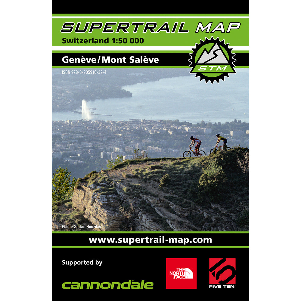 Supertrail Map Genève / Mont Salève Geneva | Backcountry Books