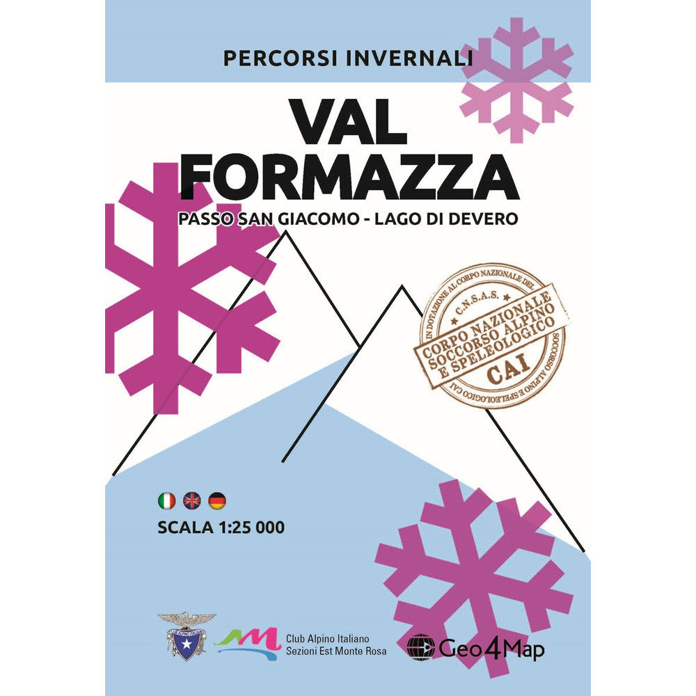 Val Formazza Ski Touring Map Geo4map | Backcountry Books